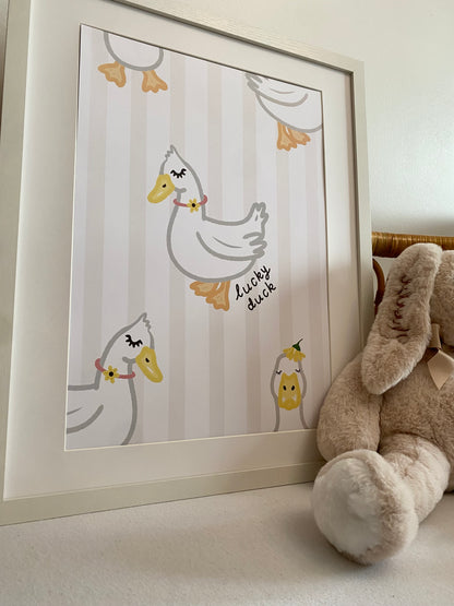 🪿 Lucky Duck 🪿| A3 Wall Print