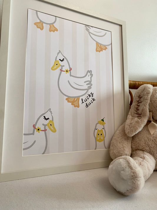 🪿 Lucky Duck 🪿| A3 Wall Print