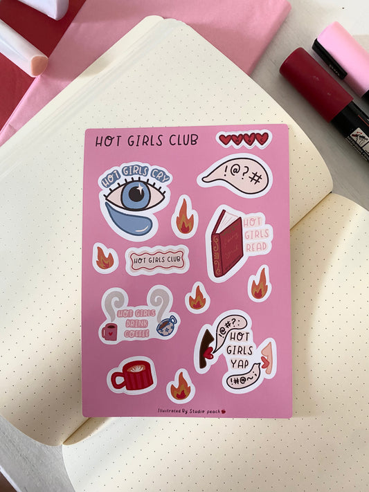 Sticker Sheet | HOT GIRLS