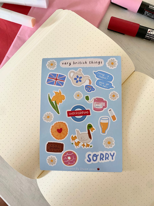 Sticker Sheet | BRITISH THINGS