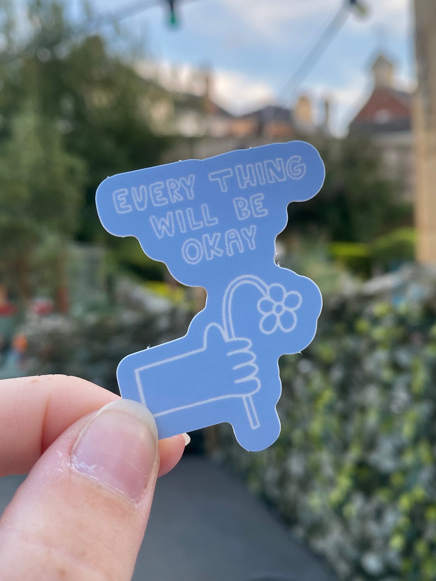 Vinyl Mini Sticker | Okay Flower