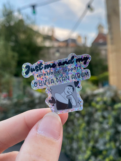 Vinyl Glitter Mini Sticker | Olivia Dean