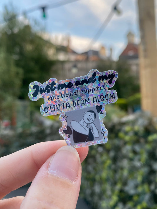 Vinyl Glitter Mini Sticker | Olivia Dean