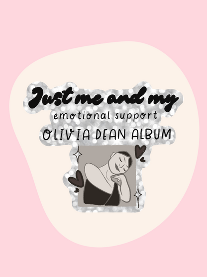 Vinyl Glitter Mini Sticker | Olivia Dean