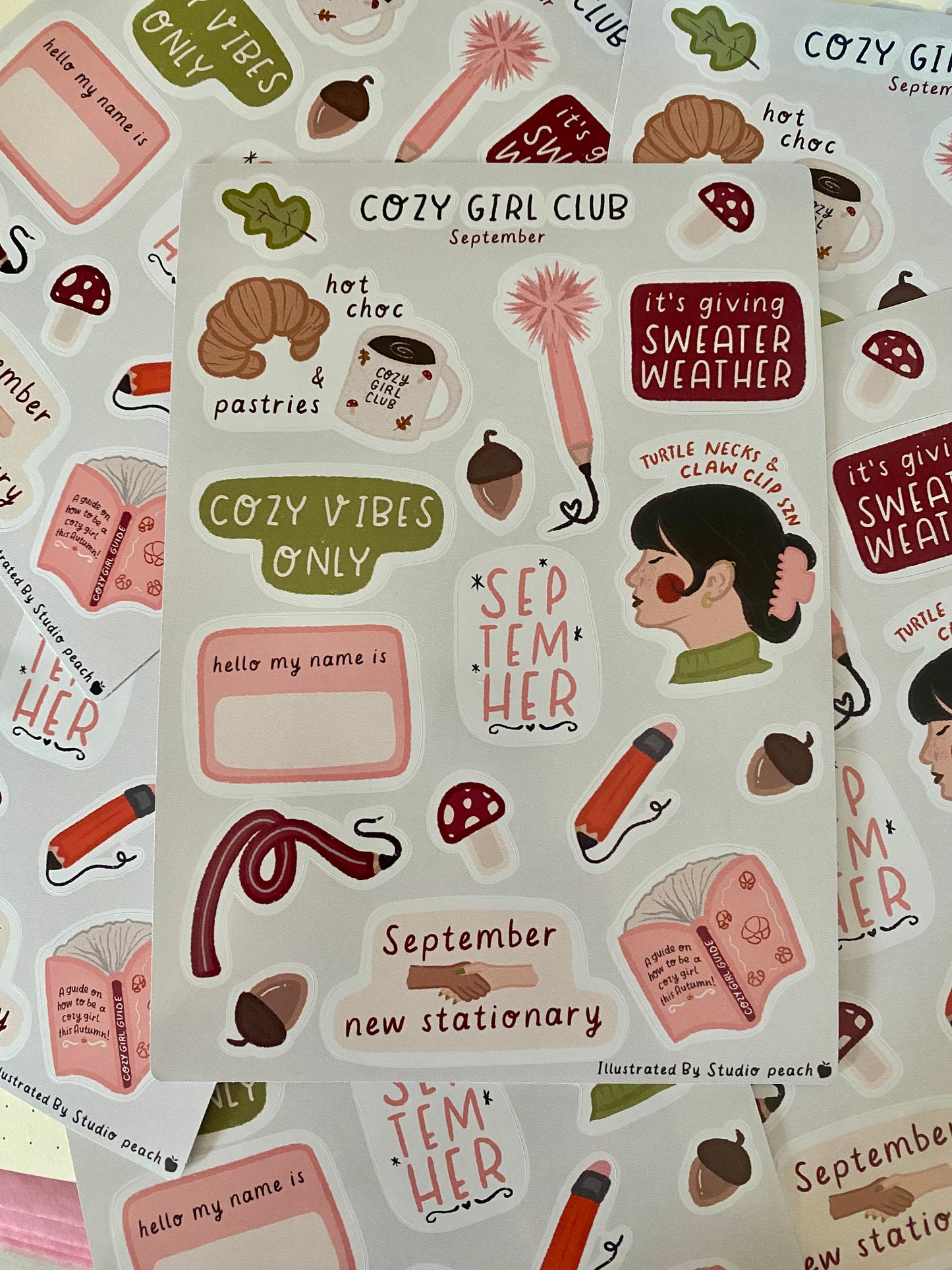 Sticker Sheet | COZY GIRLS CLUB