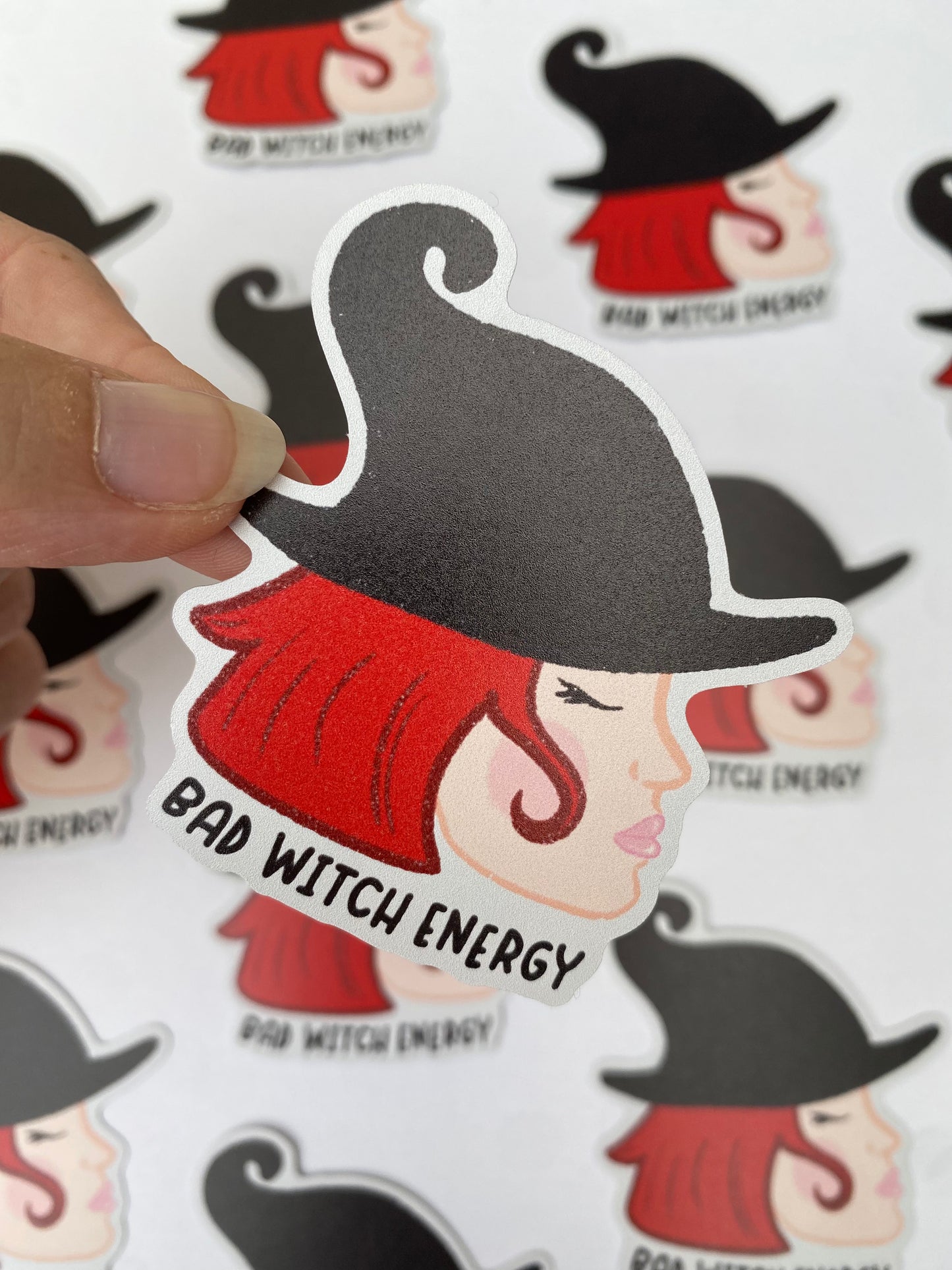 Vinyl Matte Sticker | Bad Witch