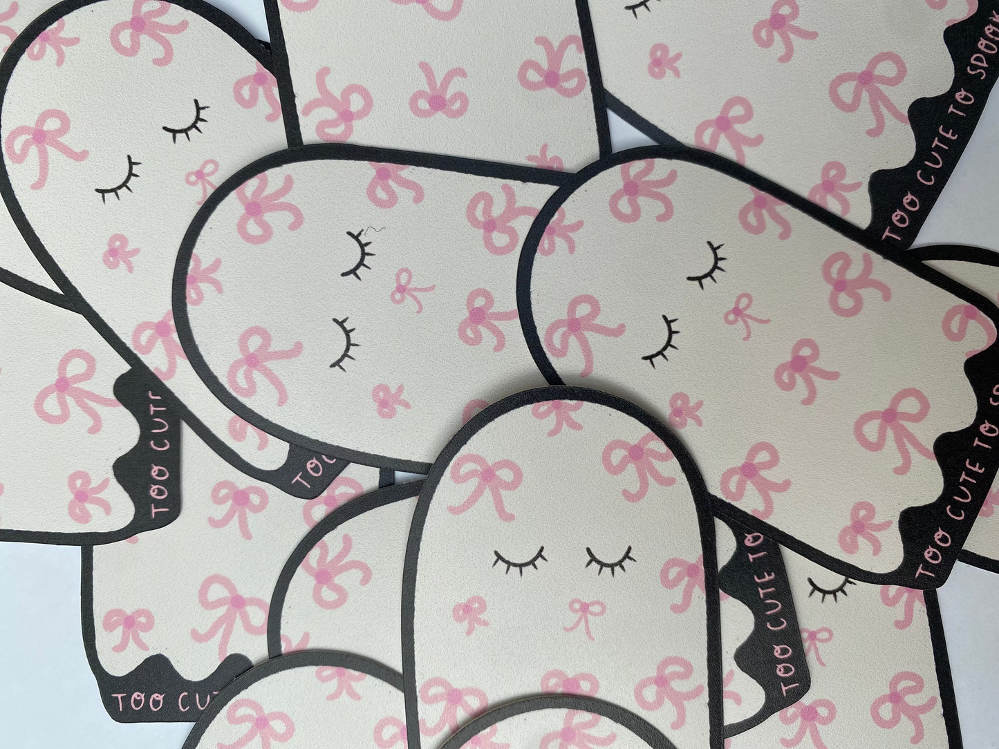 Vinyl Matte Sticker | Too Cute Ghost
