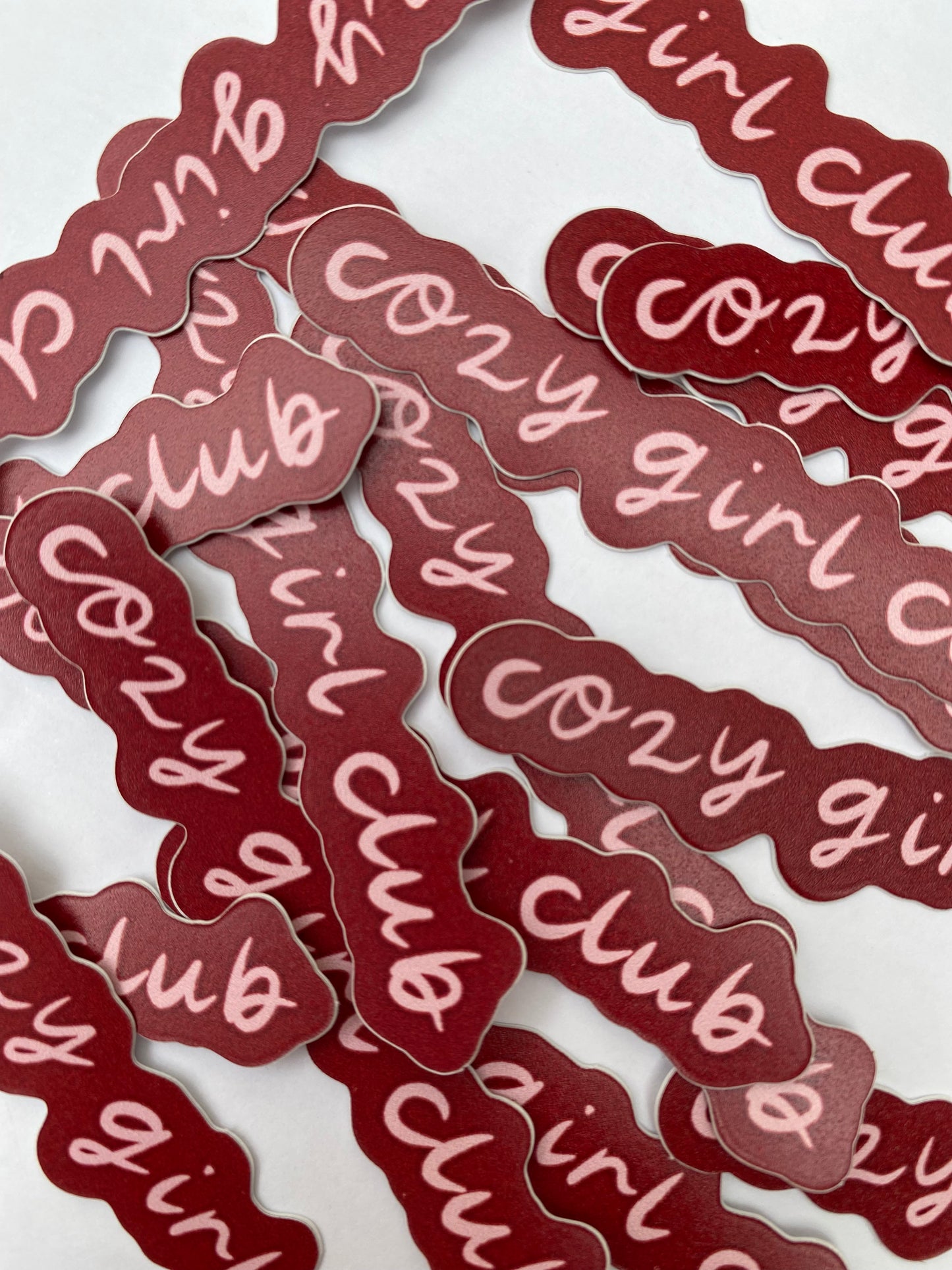 Vinyl Matte Sticker | Cozy Girl Club