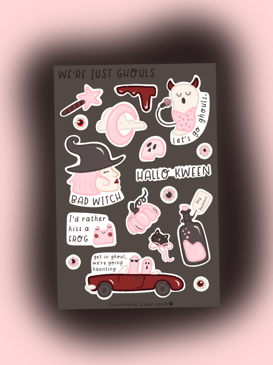 Halloween Sticker Sheet | WE’RE JUST GHOULS